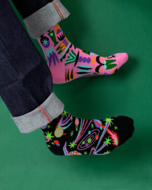 DUO DE CHAUSSETTES COSMIQUE
