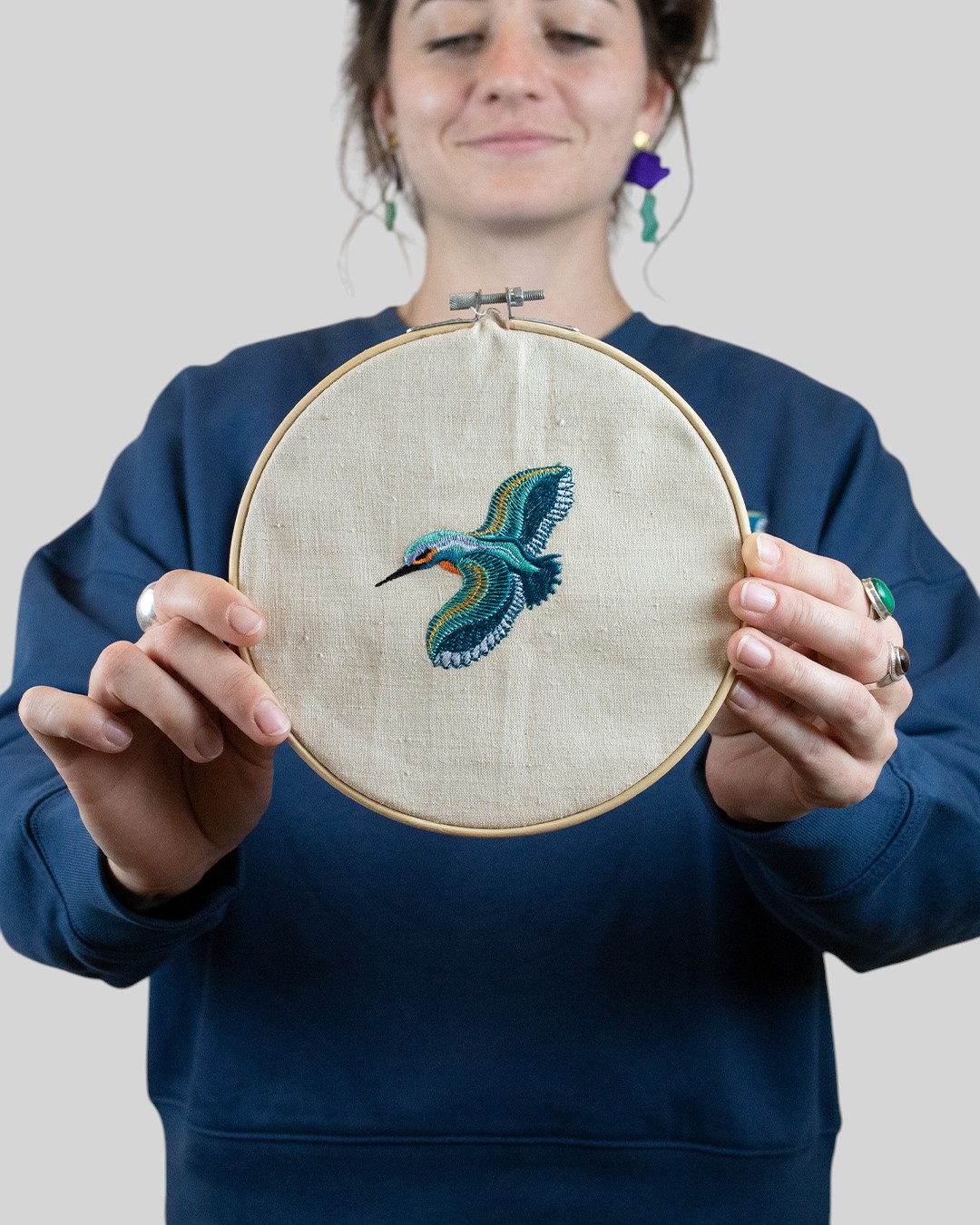 PULL MARTIN-PÊCHEUR ♀️