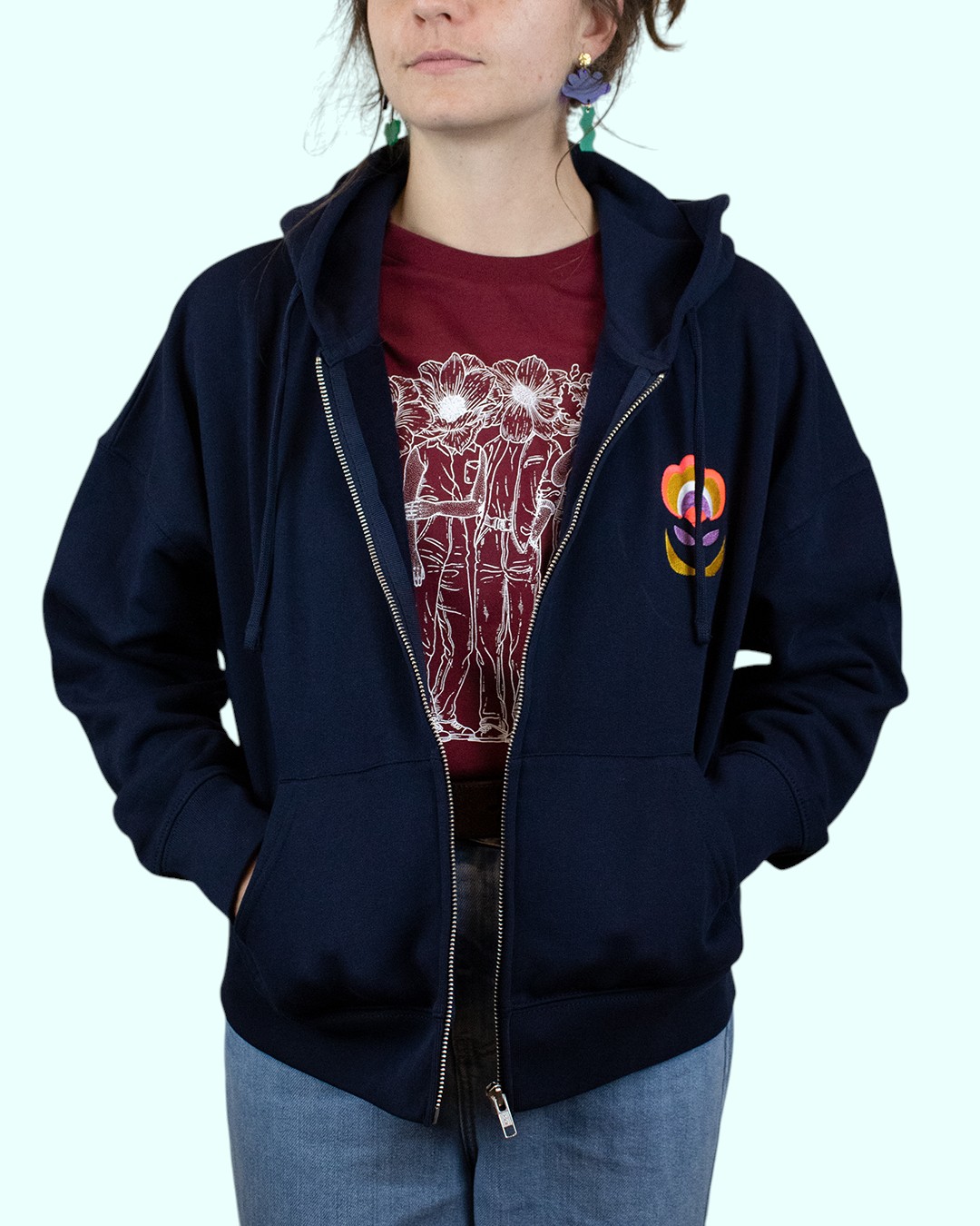 ZIPPÉ NAVY NÉOFLEUR ♀️ – Image 2